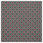 Tissu Bats rouges (Échantillon)