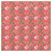 Tissu Baubles de Noël rouges (Fermer)