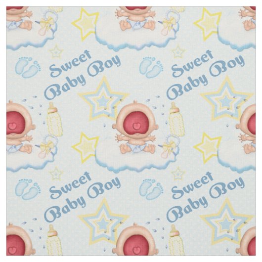 Tissu Bawling Baby Boy (Échantillon)