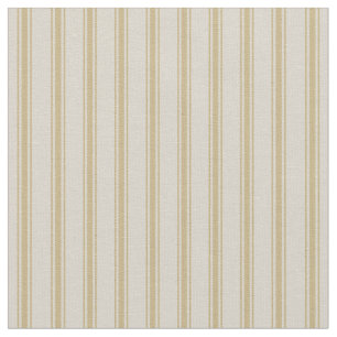 Tissu Bbeige et or Classic Ticking Stripes