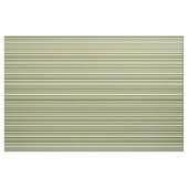 Tissu Bbeige et vert foncé d'olive rayures (Fat Quarter)