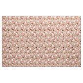 Tissu Beagle - Fleurs roses (Fat Quarter)