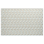 Tissu Beagles sur Aqua Fabric (Yard)