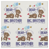 Tissu Bear y Big Brother Fils de frère (Échantillon)