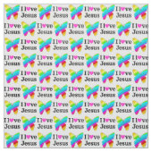 TISSU BEAU BUTTERFLY I LOW JESUS (Échantillon)