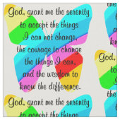 TISSU BEAU DESIGN DE PRIÈRE DE BEAUCOUP DE SÉRÉNITÉ (Fermer)