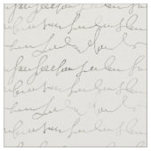 Tissu Beau manuscrit vintage (Fermer)