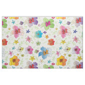 Tissu Beau Motif à fleurs colorées (Fat Quarter)