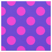 Tissu Beau Motif à points Polka rose et violet (Fermer)