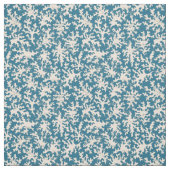 Tissu Beau motif de corail (Échantillon)