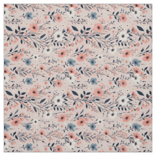 Tissu Beau motif floral