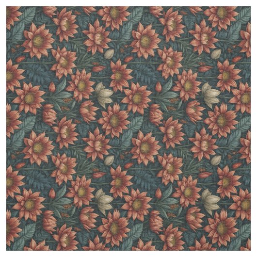 Tissu Beau Motif Flower (Échantillon)