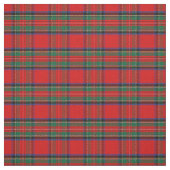 Tissu Beau Noël écossais motif fou vert (Échantillon)