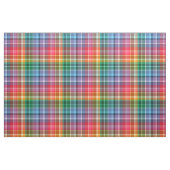 Tissu Beau plaid d'arc-en-ciel (Yard)