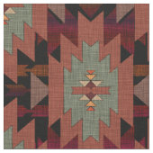 Tissu Beau Style Rustique Sud-Ouest Brun (Fermer)