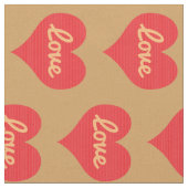 Tissu Beaucoup de Motif d'amour (Fermer)