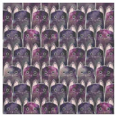 Tissu Beaucoup de Motif de chats galaxy (Échantillon)