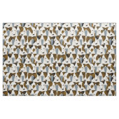 Tissu Beaucoup de Parson Jack Russell Terriers chiens mo (Fat Quarter)