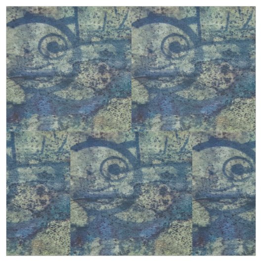 Tissu Beauté élémentaire Impression Abstraite (Échantillon)