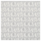 Tissu Beaux éléphants de gris de bébé (Échantillon)