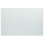 Tissu Bébé bleu croix coutures sur blanc (Yard)