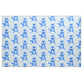Tissu Bébé Bleu Cute Garçon Fox Motif (Fat Quarter)