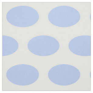 Tissu Bébé bleu ovales sur arrière - plan blanc