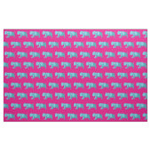 Tissu Bébé Eléphant mignon Nourriture rose (Fat Quarter)