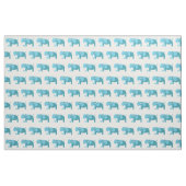 Tissu Bébé Eléphant mignonne Nourriture blanche (Fat Quarter)