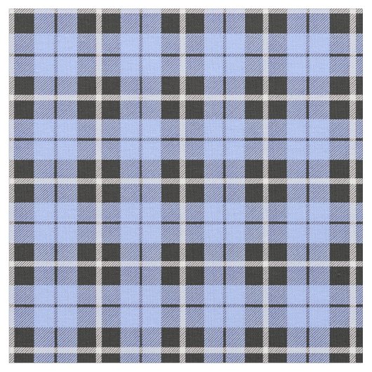 Tissu Bébé garçon bleu clair blanc / bande noire (Fermer)