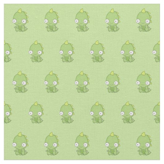 Tissu Bébé mignon Dragon (Fermer)