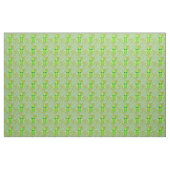 Tissu Bébé mignon Dragon vert & orange (Yard)