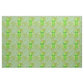 Tissu Bébé mignon Dragon vert & orange (Fat Quarter)
