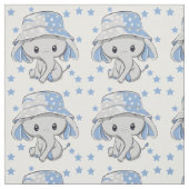 Tissu Bébé mignon éléphant garçon (Échantillon)