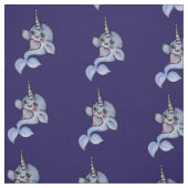 Tissu Bébé narval mignon (Échantillon)