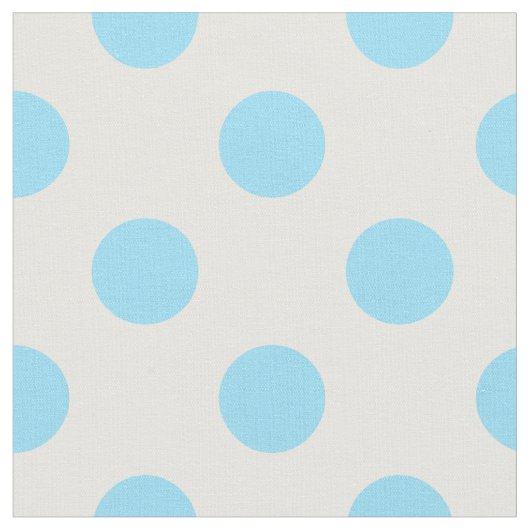 Tissu Bébé pois bleu (Fermer)