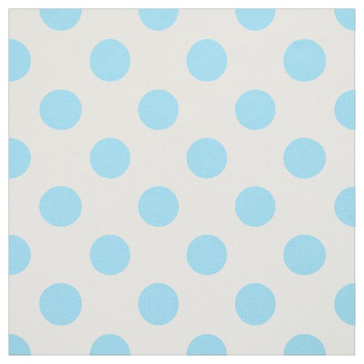 Tissu Bébé pois bleu et blanc (Échantillon)