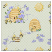 Tissu Bee Dance Floral Fabric 2 (Fermer)