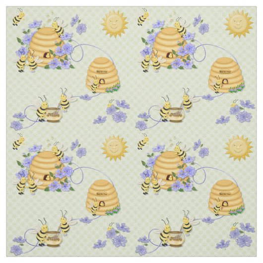 Tissu Bee Dance Floral Fabric 2 (Échantillon)