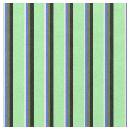 Tissu Beige, Bleu Royal, Vert Olive foncé, Noir & Vert (Fermer)