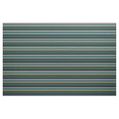 Tissu Beige, bleu, vert et rayures noires (Yard)