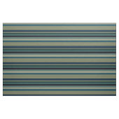 Tissu Beige, bleu, vert et rayures noires (Fat Quarter)