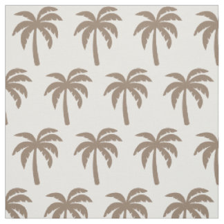 Tissu beige bronzage foncé de palmier