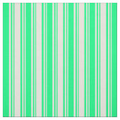 Tissu Beige et Motif vert (Échantillon)