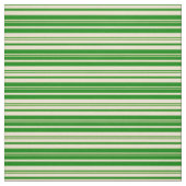 Tissu Beige et vert Motif des rayures (Échantillon)