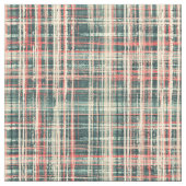 Tissu beige rouge vert classique checkered de plaid de (Détail)