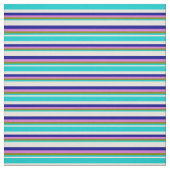 Tissu Beige, Turquoise foncé, Vert, Orchidée et Bleu fon (Échantillon)