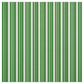 Tissu Beige & Vert foncé Linge/Motif rayé (Échantillon)