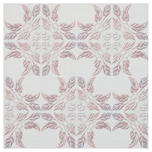 Tissu Bel élément décoratif de feuille (Échantillon)