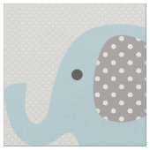Tissu Bel éléphant de bleus layette (Fermer)